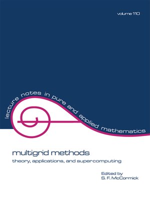 cover image of multigrid methods